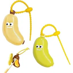 Chuppinz 2PCS Banana Toothbrush Head Cover, Travel Toothbrush Protector with Toothpaste Case, Portable Reusable Fun Clip-on Fruit Toothbrush Box for Home & Travel Use-picture-25