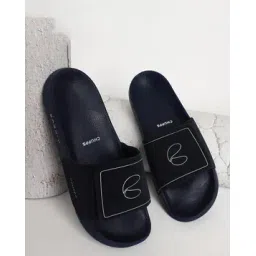 chupps Men Logo Print Slip-On Slides Flip-Flops-picture-22