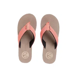 CHUPPS Men Striped Rubber Thong Flip-Flops image 2