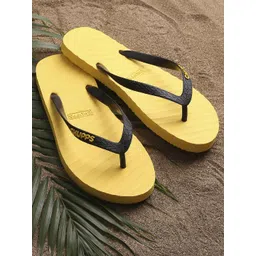 CHUPPS Men Yellow Banana Leaf Natural Rubber Sustainable Thong Flip-Flops-picture-15