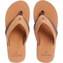 chupps V-Fusion Brown Drift Orthopedic Slippers | Soft Footpharma Footbed | Breathable Ventilation Holes | Lightweight Flip Flops | Anti-Skid Chappals for Everyday For Mens-picture-27