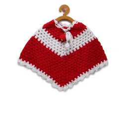 CHUTPUT Kids-Girls Pure Wool Hand knitted Crochet Poncho Sweaters-picture-18