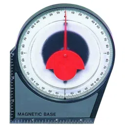 CIC 4-1/8 inch Aluminium Black &a; Blue Magnetic Base Angle Finder-picture-20
