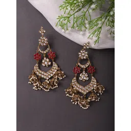 Cierra American Diamond Gold Plated Chandbalis-picture-23