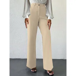 CILIMILI Women Relaxed High-Rise Easy Wash Trousers-picture-18