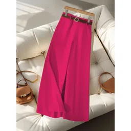 CILIMILI Women Relaxed Straight Leg High-Rise Non Iron Trousers-picture-28