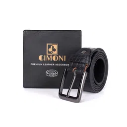 CIMONI Men Textured Leather Formal Belt-picture-13