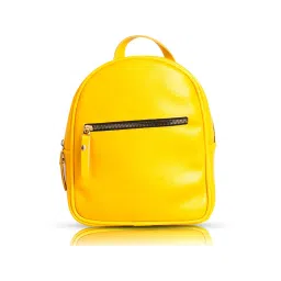 Cimoni Unisex Solid Yellow Backpack-picture-15