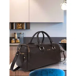 CIMONI Unisex Vegan Leather Travel Duffel Bag-picture-36