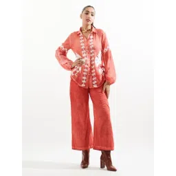 Cin Cin Coral Najaat Urmi Shirt With Pant-picture-30