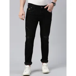 CINOCCI Men Slim Fit Clean Look Cotton Jeans-picture-22