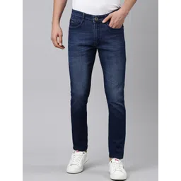 CINOCCI Men Slim Fit Light Fade Stretchable Jeans-picture-10