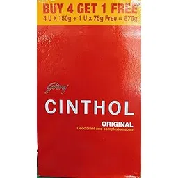 Cinthol Original Bath Soap - 150g (Pack of 4) + 75g Free | 99.9% Germ Protection | Doctor Recommended | Grade 1 Soap | Deo Fragrance-picture-30