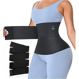 cipzi Free Size Premium Waist Belt Elastic Band Weight Loss Flat Belly Belt Body Shaper Abdominal Belt After Delivery for Tummy Reduction Tummy Wrap Waist Trainer-picture-40