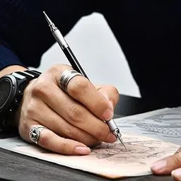 Citian Leather Craft Tool Embossing Carving Stylus Modeling Point Pattern Stylus Steel Dual Tipped Double End Tracing Dotting Tool Spoon Ball Pen Stylus-picture-31