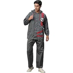 citizen Avengers Polyester Casual Style Raincoat For Men With Waterproof Pant, Adjustable Inbuilt Hood & Carry Bag | Durable & Lightweight Rainsuit With Mobile Pockets-picture-26