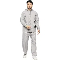 citizen Avengers Reversible Raincoat for Men with Waterproof Pant, Inbuilt Hood & Carry Bag | Durable & Lightweight Rainsuit | Grey-picture-28