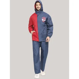 Citizen Colourblocked Hooded Double Layered Waterproof Rain Jacket-picture-14