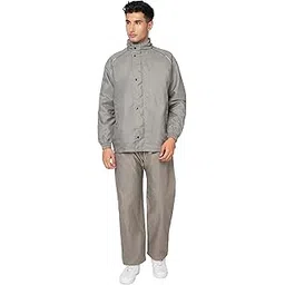 citizen Hooded Raincoat for Men Women Waterproof for Bike Riders 2T Slub Fabric Lightweight Stylish Sealed Hood, Large Pockets, Heavy-Duty Zippers Rainwear with Carry Pouch-CR014-picture-19