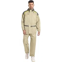 citizen Hooded Raincoat for Men Women Waterproof for Bike Riders Dobby Fabric Lightweight Stylish Sealed Hood, Large Pockets, Heavy-Duty Zippers Rainwear with Carry Pouch-CR017-picture-17