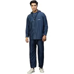 citizen Reversible Raincoat for Men with Adjustable Hood, Waterproof Pant and Carry Pouch | Durable & Lightweight 190T Polyester Fabric & Virgin PVC Rainsuit-picture-38