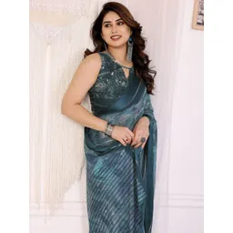 Civamee Daily Printed Satin Saree-picture-14