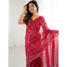 Civamee Ethnic Motifs Printed Saree-picture-15