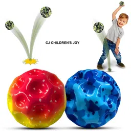 cj children's joy Ball High Bouncing Ball with for Kids Adults Pets Easy Grip Sports Space Ball Squash Ball-picture-47