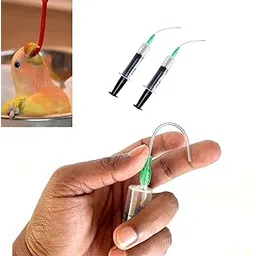 CJ farms and Agritech 12 Ml Bird Hand Feeding Syringe With Soft And Flexible Needle Pack Of 2-picture-12