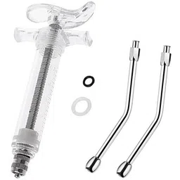 cj farms and agritech Professional Oral Drencher Goats, Sheep Dogs 20ML Extra Spare Needle Pet Food Dispenser-picture-22