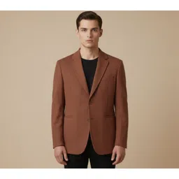 cjc Men Solid Single Breasted Formal Blazer-picture-38