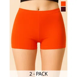 CKARFE Pack Of 2 Mid-Rise Boy Shorts Briefs-picture-22