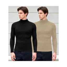 CLAFOUTIS Men 2 High Neck Pockets Slim Fit T-shirt-picture-10