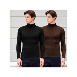 CLAFOUTIS Men 2 High Neck Pockets Slim Fit T-shirt image 1