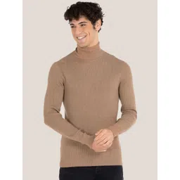 CLAFOUTIS Men Solid High Neck Slim Fit T-shirt-picture-16