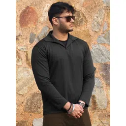 CLAFOUTIS Men Solid Polo Collar T-shirt-picture-24