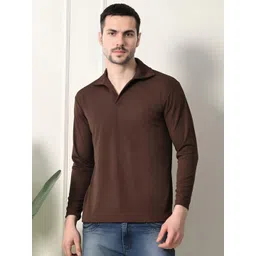 CLAFOUTIS Men Solid Polo Collar T-shirt-picture-18