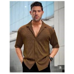 CLAFOUTIS Men Solid V-Neck T-shirt-picture-21