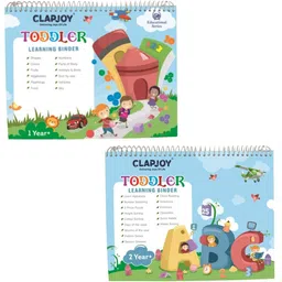 clapjoy Velcro Preschool Learning Montessori Busy Book for kids (Combo)-picture-3