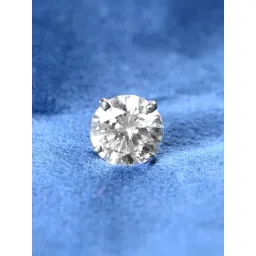 Clara 925 Pure Sterling Silver Round Solitaire 9 mm Stud Earring Gift for Men-picture-14