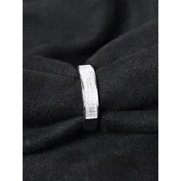 Clara 925 Silver Platinum Swiss Zirconia Izan Ring for Men-picture-26