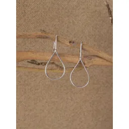 Clara 925 Sterling Silver Platinum Plated Tica Dangler Earrings for Women-picture-46