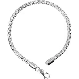 clara Anti-Tarnish 92.5 Sterling Silver Bracelet 8 inch |Gift For Men & Boys-picture-24