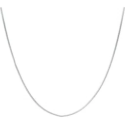 clara Anti-Tarnish 92.5 Sterling Silver Silk Chain Necklace in 16 18 24 inches | Gift for Women & Girls-picture-27