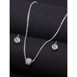 Clara Ball 92.5 Sterling Silver Pendant Set-picture-43