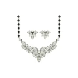 Clara Elsie 92.5 Sterling Silver Mangalsutra Set-picture-19