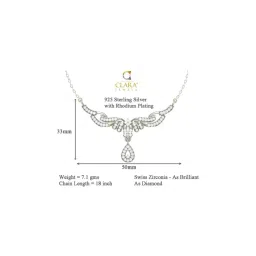 Clara Maya 92.5 Sterling Silver Pendant Set image 5