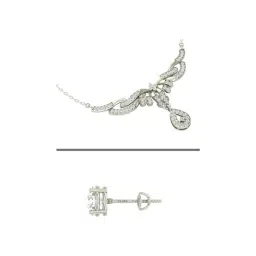 Clara Maya 92.5 Sterling Silver Pendant Set image 3