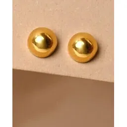 clara Sterling Silver Gold-Plated Stud Earrings-picture-15