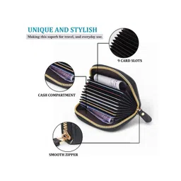 CLARABAE Men Animal Leather Zip Around Wallet image 3